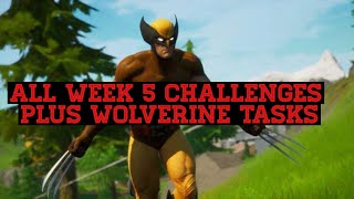 All week 5 challenges revealed plus wolverine tasks in Fortnite chapter 2 season 4.