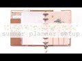 2021 Summer Planner Setup | Mini HP Flip Through