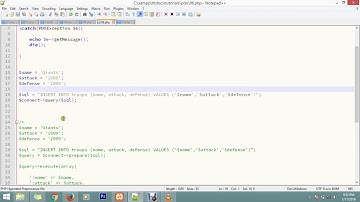 48  PHP Tutorial in Filipino Part 47 PDO Prepared Statements