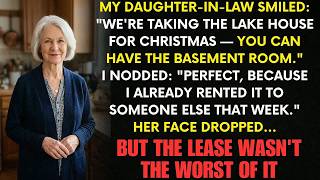 My Daughter-In-Law Demanded My Lake House For Christmas — She Didn't Know What Was In That Basement