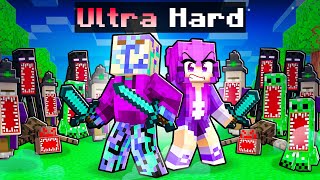 We Played Minecraft in ULTRA HARD MODE!