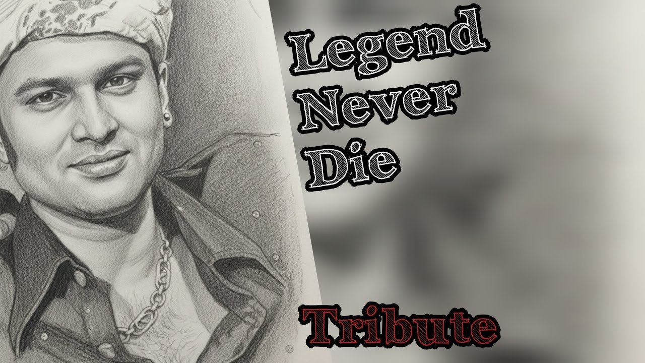 Zubeen Garg Drawing | Legend Lives Forever | Assamese Artist Tribute | jai zubeen Da
