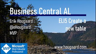 ELI5 Create a new table in Business Central with AL