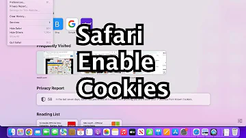 How do I enable cookies in Safari browser?