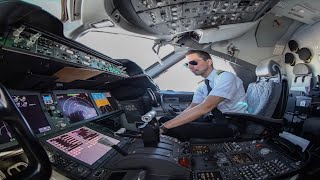 Boeing 787 Madrid despegue con peso máximo Primer Oficial a los controles I Flight Deck
