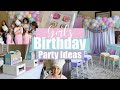 Donut party ideas  cupcake  diy decorations girls birt.ay party