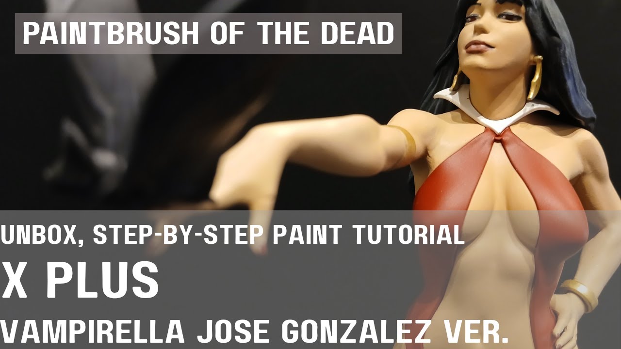 Vampirella: Unbox, Step-By-Step Paint Tutorial