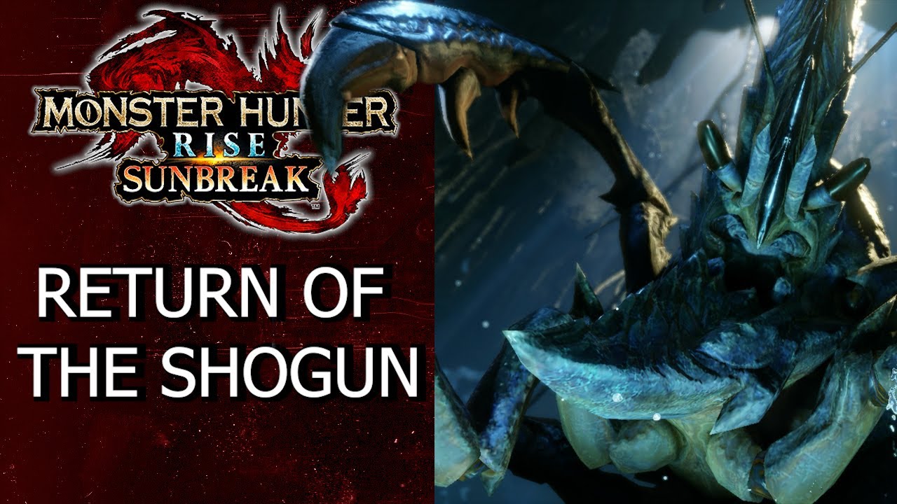 Shogun Ceanataur lookin' razor sharp! | Monster Hunter Rise: Sunbreak ...