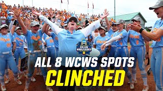 Every 2025 WCWS team's winning moment from softball super regionals