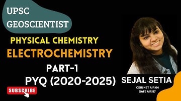 All Electrochemistry PYQ