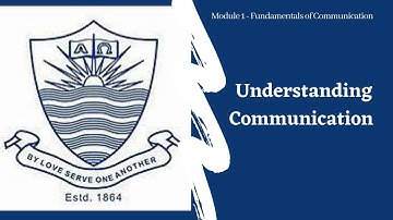 What is Communication? Module 1 (1st Video)