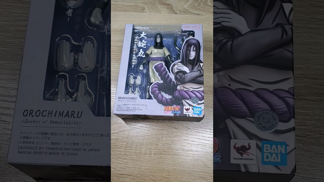 Orochimaru sh figuarts unboxing.