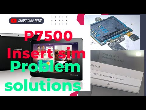 Insert Sim Solution Samsung GT-P7500 Insert sim problem solutions essay - YouTube