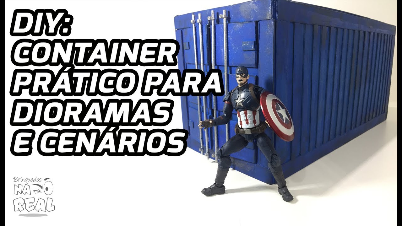 DIY #47: Container Prático para Dioramas e Cenários - Maquete, Tutorial