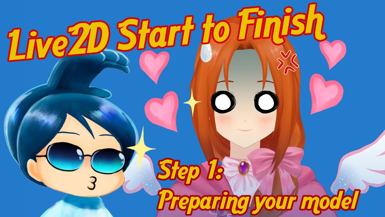 live2D tutorial, Start to Finish: Step1 preparing your psd model