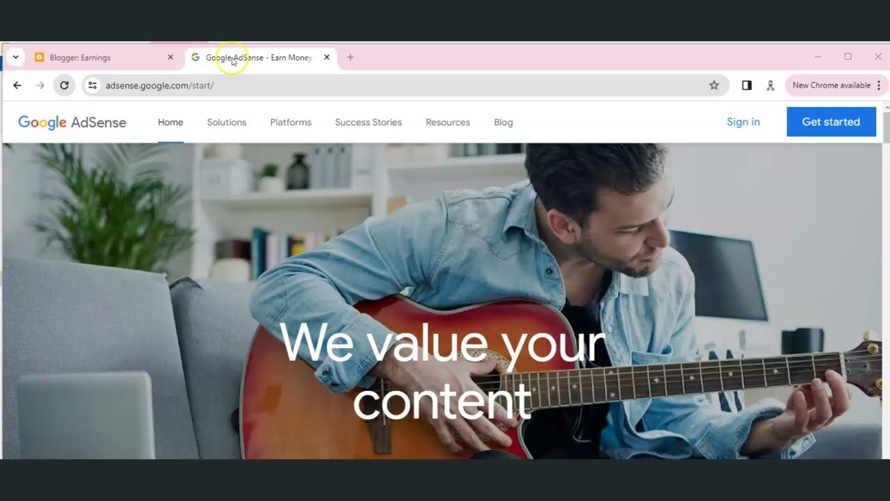 Monetize Your Blogger Blog: Connecting to Google AdSense Tutorial
