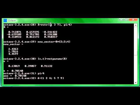 Octave Linear Algebra Toolbox Tutorial