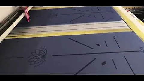 TPE yoga mat laser printing logo customized the brand logo design DIY