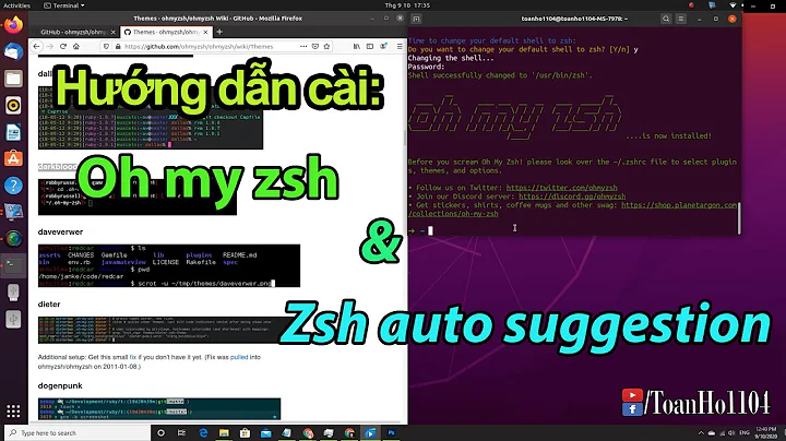 Hướng dẫn cài oh my zsh và zsh autosuggestions cho ubuntu