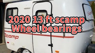 13 ft Scamp trailer wheel bearings