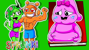 👹 Paper DIY 👹 Making INCREDIBOX SPRUNKI Game Book 📚 (➕ Fat Pinki got kicked out ) 👹 Amy PaperBook