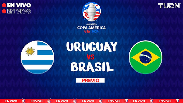 EN VIVO 🔴: Uruguay vs Brasil | LA FINAL ADELANTADA - Copa América 2024 | TUDN