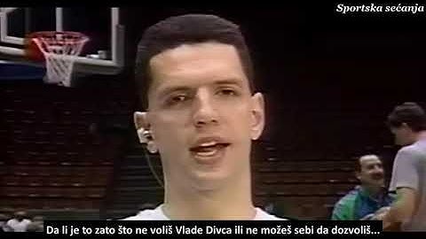 Dražen Petrović - "Volim Vladea! On je stvarno dobar momak!"