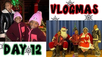 VLOGMAS: DAY 12 | Garden of Lights at School 🎄🎅🏽 #vlogmas #vlogmas2024