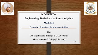 VTU ESLA18EC44 M2 L7 Gaussian Bivariate Random Variables
