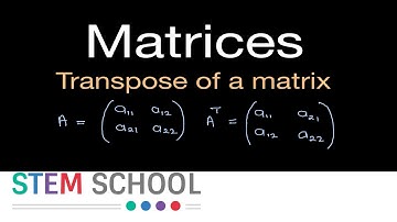 Matrices - Transpose of a Matrix -7