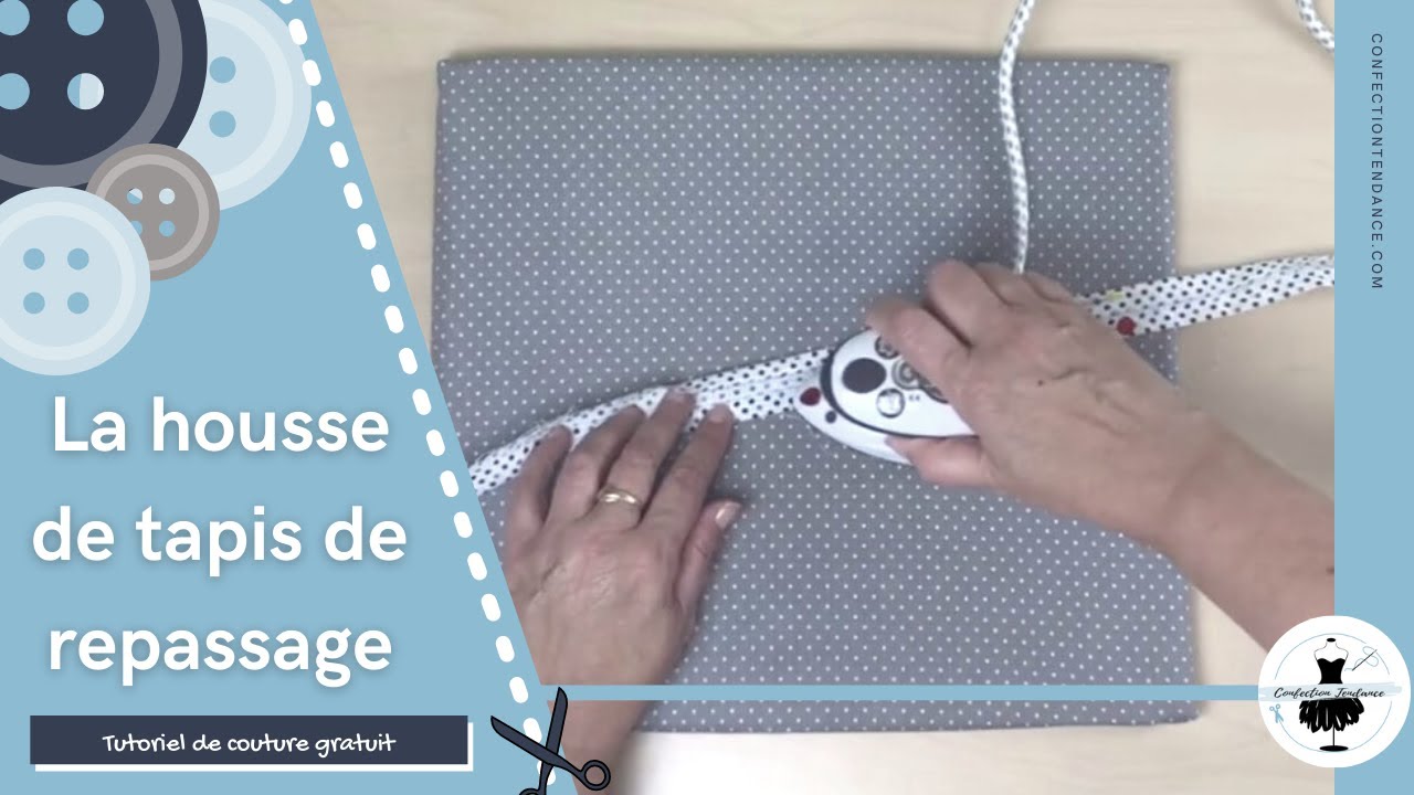 Coudre une housse pour un tapis de repassage en laine 