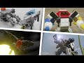 [LEGO brick mini Robot Film] Transformers and Combiners Mech MOC animation compilation 16