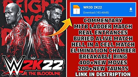 WR3D 2K23 BEST MOD RELEASED/ PYRO ENTRIES,MULTIPLEPLYER,FREE  ROAM,MOVES,ARENA,TAUNTS,ATTIRE & LINK