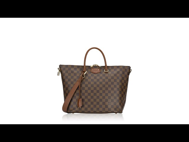 LOUIS VUITTON Belmont MM Damier Ebene Shoulder Bag Brown