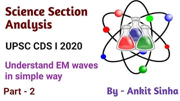 UPSC PYQs |  Science | Understand EM waves | CDS I 2020 | Part-2 | #facetsofupsc