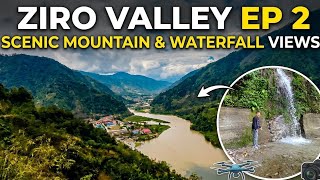 Ziro Valley EP 2 | Seanic View Of Mountains Clouds And Water Fall |