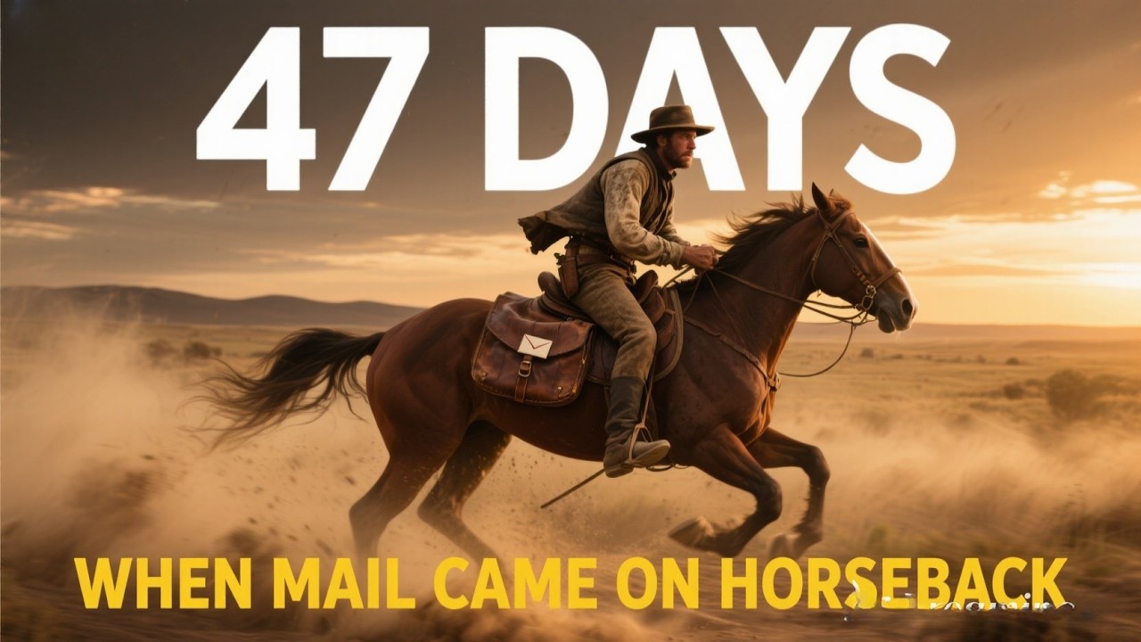 Когда почта доставлялась за 47 дней: как Америка выживала без мгновенной связи. Жизнь в XIX веке.