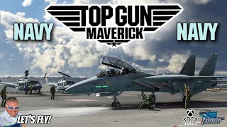 Top Gun Launch City! Naples Italy Location! DC Designs F-14 Tomcat! MICROSOFT FLIGHT SIMULATOR XBOX