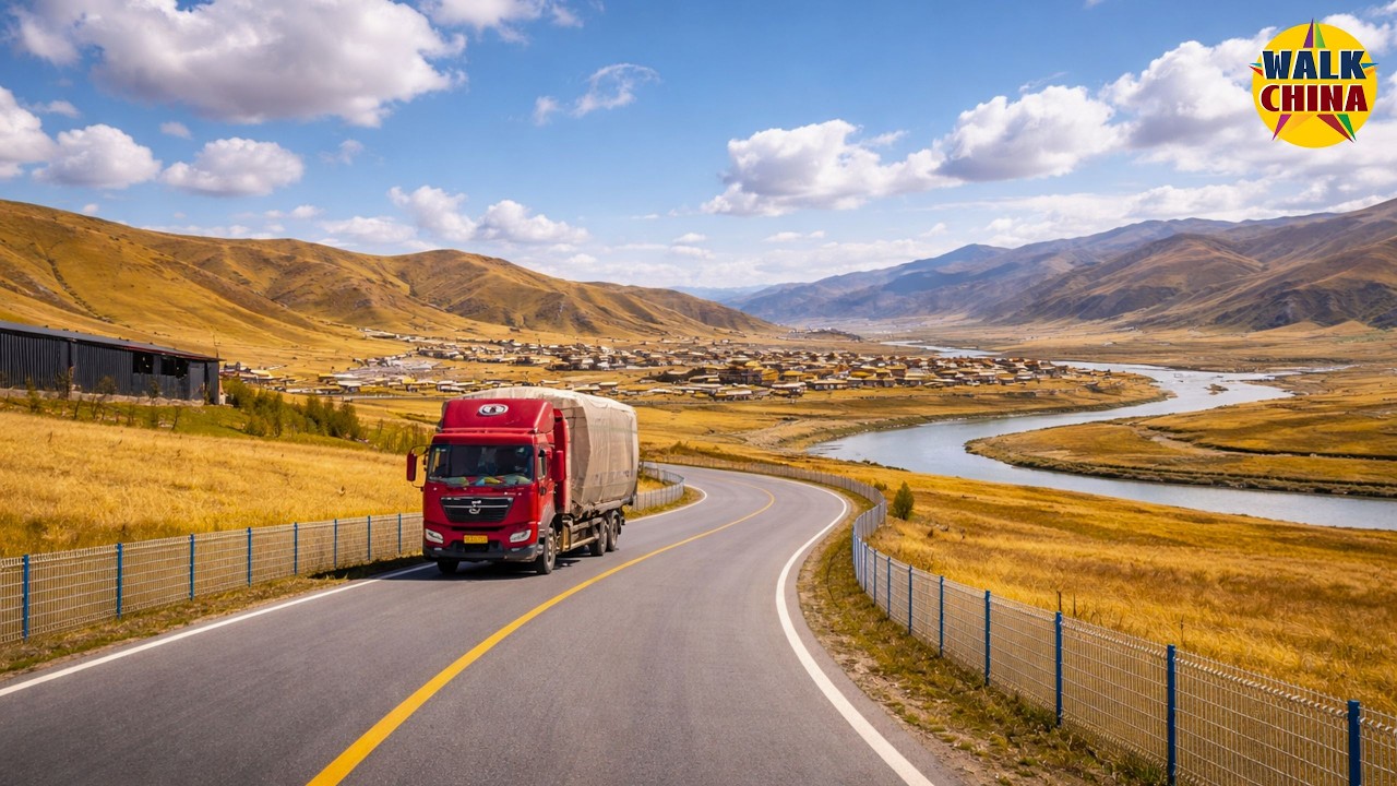 Поездка по одному из крупнейших высокогорных лугов мира осенью | 4K POV