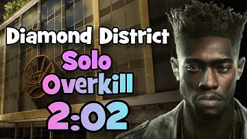 [WR] Payday 3 Diamond District Solo Overkill Speedrun 2:02