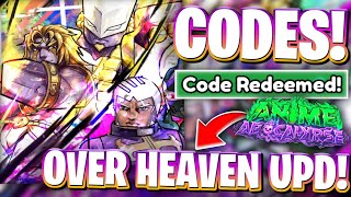🎊[OVER HEAVEN] ALL OVER HEAVEN UPDATE NEW CODES FOR ANIME APOCALYPSE | ROBLOX ANIME APOCALYPSE CODES