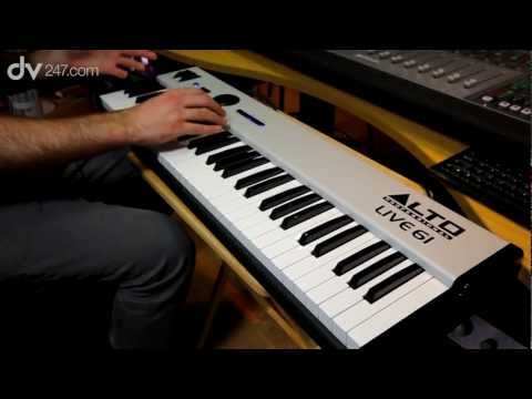 Alto Professional Live 61 MIDI Controller Keyboard | DV247TV