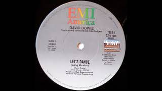 Video thumbnail of "Let's Dance (Long Version) - David Bowie"