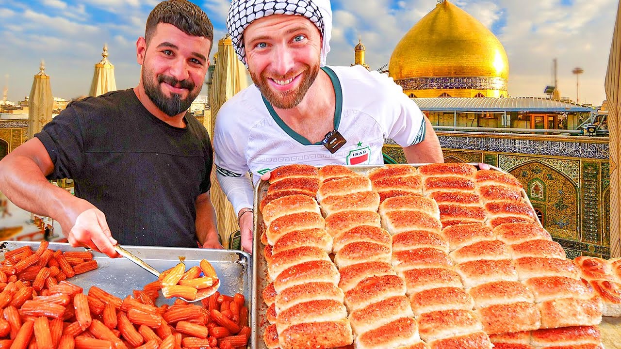 ⁣BIGGEST STREET FOOD Market in Basrah, Iraq!