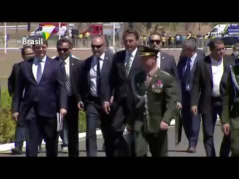 Brazil's President Jair Bolsonaro marks Independence Day with a ceremony