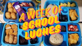 A Week of School Lunches - Week 26