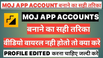 Moj App Me Account Kaise Banaye | How To Create Account In Moj App | Tech mehul