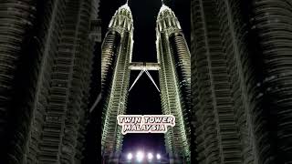 Twin Towers - Kuala Lumpur Malaysia @Saudiatravel7865 ytshorts twintowers malaysia travelvlogs