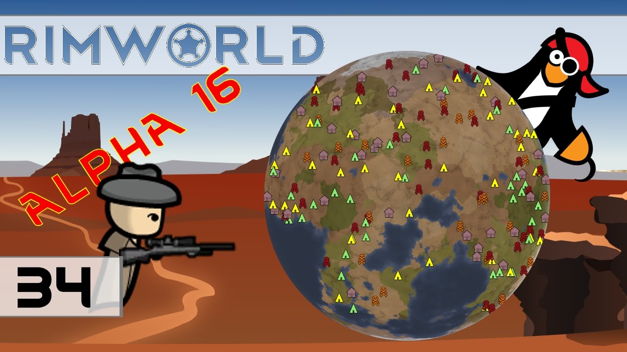 [#34] Let’s Play RimWorld Alpha 16: Picking ‘em Off | RimWorld Alpha 16 Gameplay, Randy Random