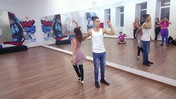 Felipe Garcia and Erica Tintel. Zouk demo. (Say My Name)